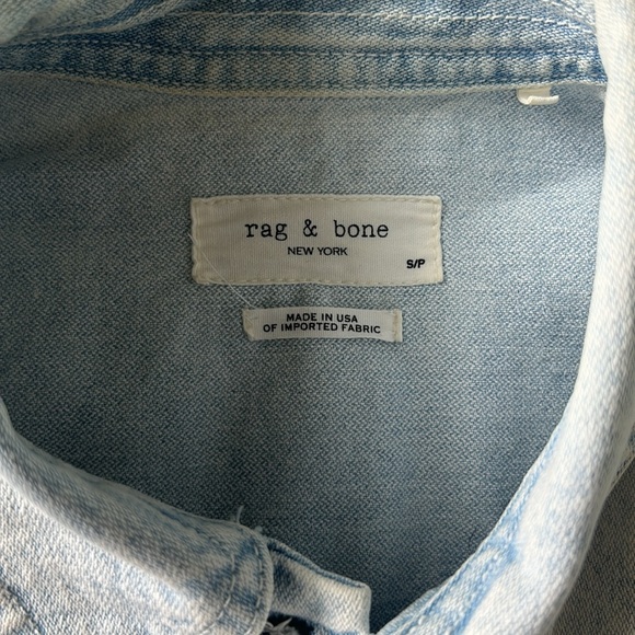 RAG&BONE light wash jean jacket - Picture 8 of 8